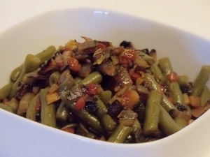 Quick Bacon & Green Beans